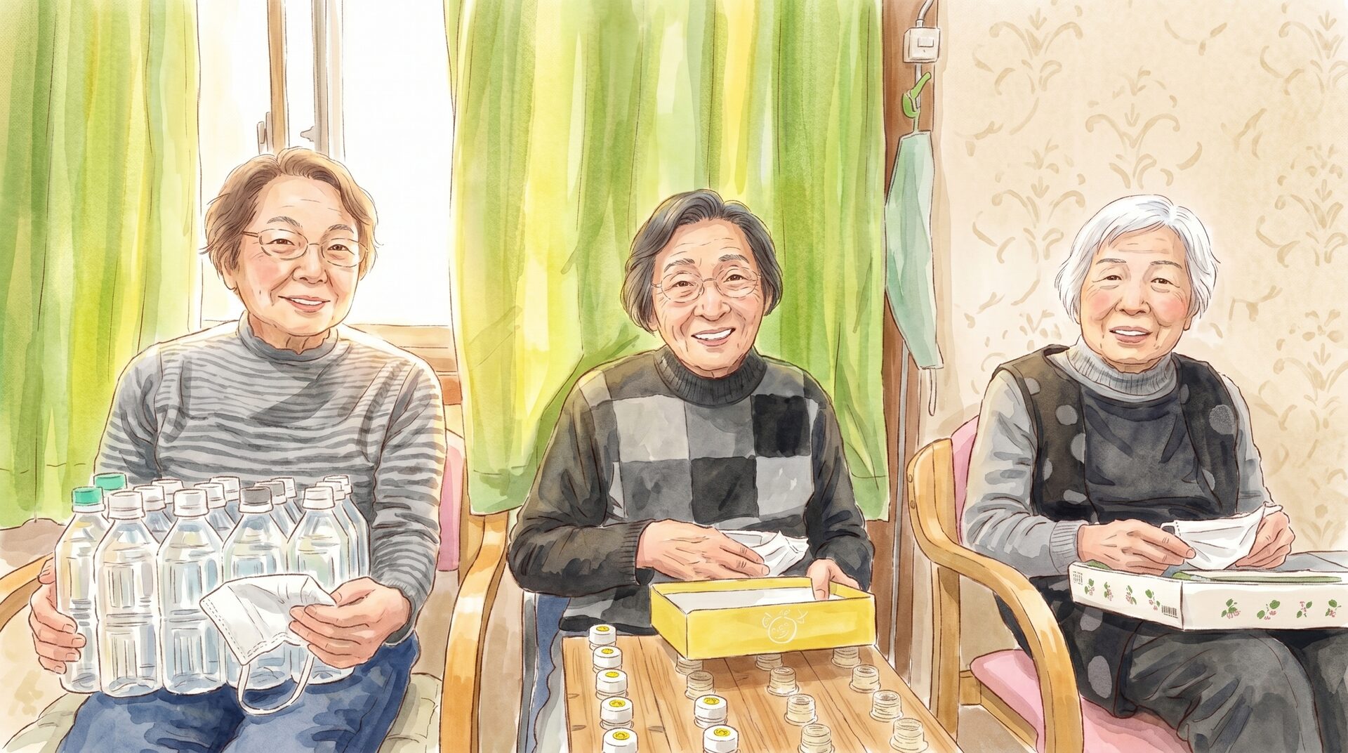 グループ活動を楽しむ利用者様