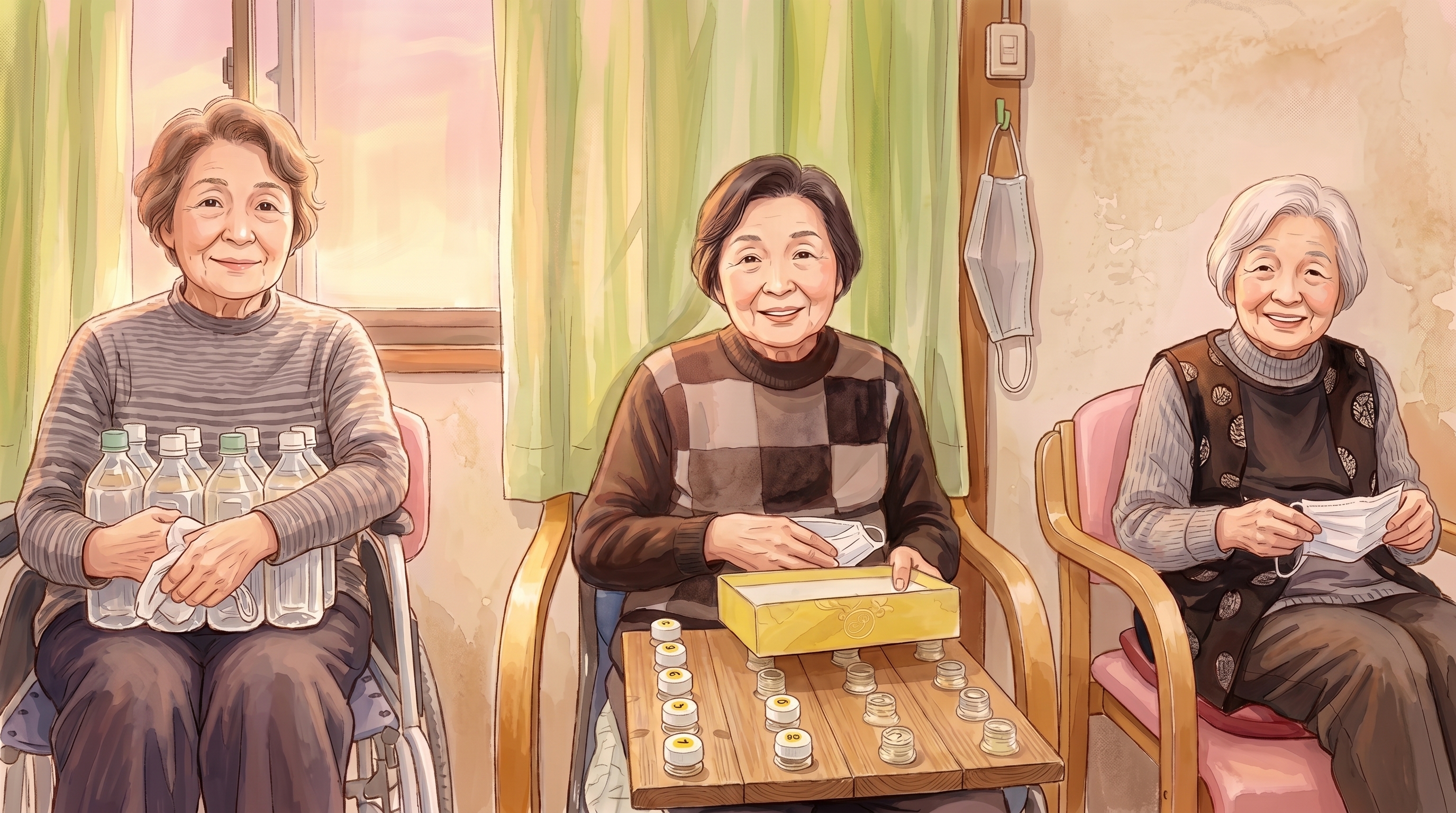 グループ活動を楽しむ利用者様